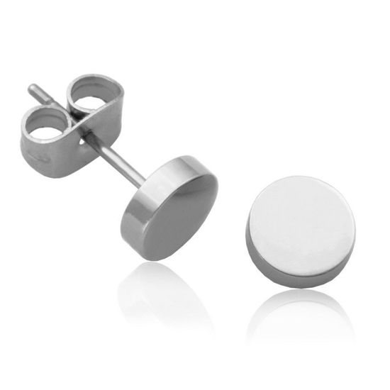 Image sur Boucles d'oreilles en acier inoxydable T2XC080100 de la Collection Steelx