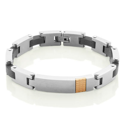 Image de Bracelet en acier inoxydable et rose T1XA250185 de la Collection Steelx