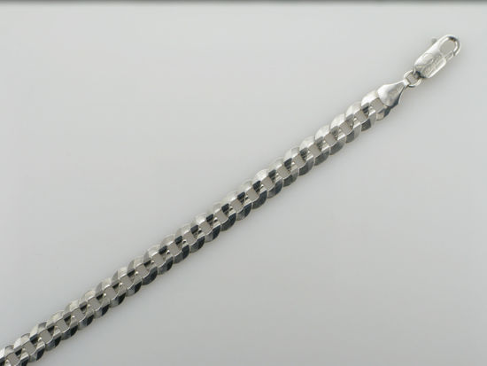 Image sur Bracelet Gourmette 8 1/4" en argent 925