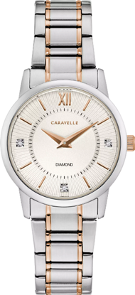 Image de Montre acier et rose de la Collection Caravelle