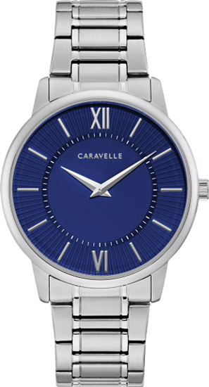 Image sur Montre avec fond bleu de la Collection Caravelle