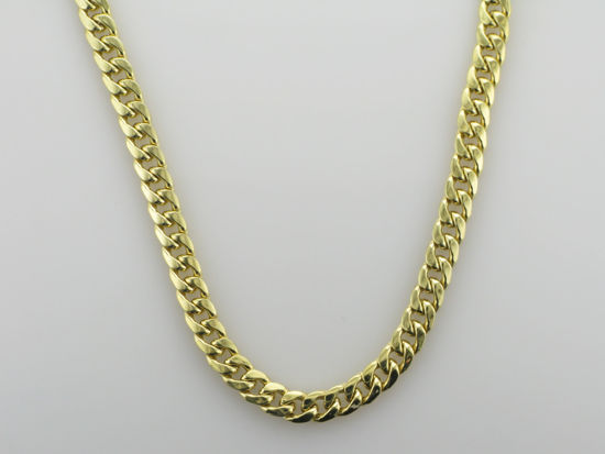 Image sur Chaîne Cubaine 22" en or jaune