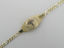 Image de Bracelet médical Figaro 8 1/2" en or jaune et blanc 10KT