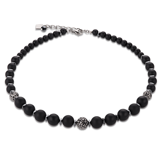 Image sur Collier noir de la Collection Cœur de lion