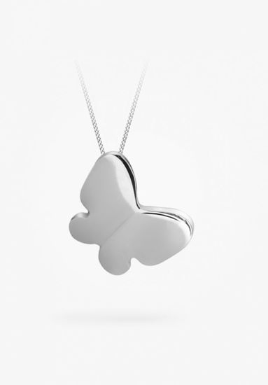 Image sur Collier papillon en argent 925 de la Collection Bfly