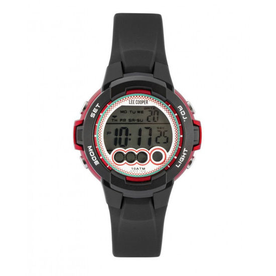 Image sur Montre numérique rouge de la Collection Lee Cooper