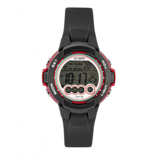 Image sur Montre numérique rouge de la Collection Lee Cooper