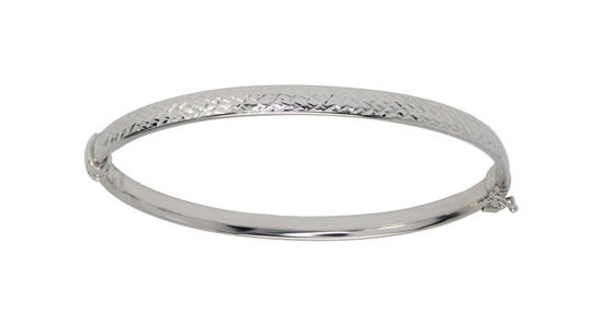 Image sur Bracelet rigide en or blanc