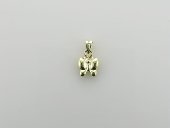 Image sur Pendentif papillon en or jaune