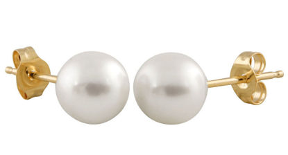Image de Boucles d'oreilles perle d'eau douce 5.5mm