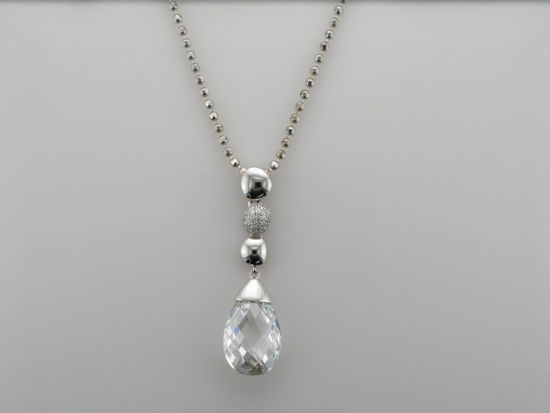 Image sur Collier en argent 925 avec zircons cubiques