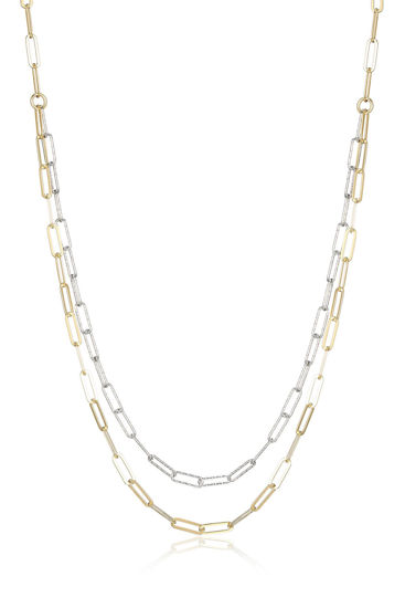 Image sur Collier 30A9P2A04Z en argent 925 et recouvert d'or de la Collection Reign