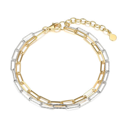 Image de Bracelet 31AALTA04Z en argent 925 et recouvert d'or de la Collection Reign