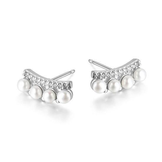 Image sur Boucles d'oreilles R2ALPY95ZZ en argent 925 de la Collection Reign