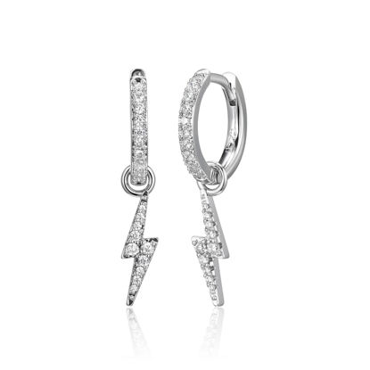 Image de Boucles d'oreilles R2AQDJ0027 en argent 925 de la Collection Reign