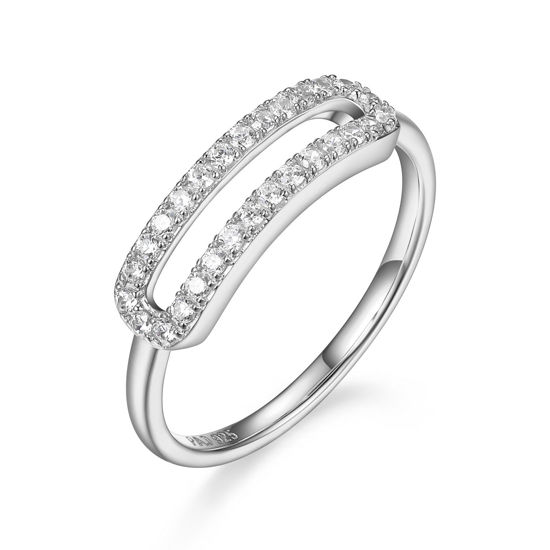 Image sur Bague R4APQW00A en argent 925 de la Collection Reign