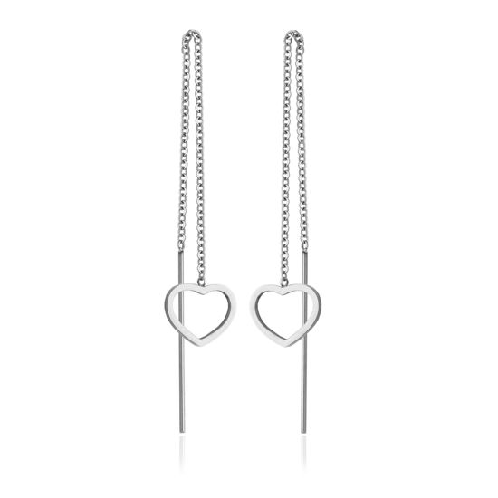 Image sur Boucles d'oreilles T2XD250100 en acier inoxydable de la Collection Steelx