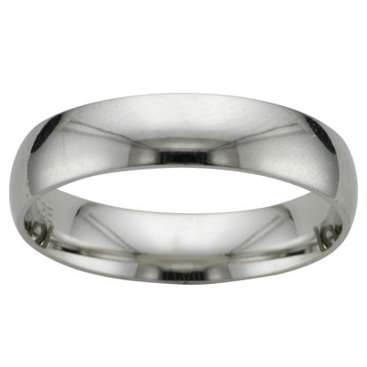 Image de Jonc confort en or blanc 10KT