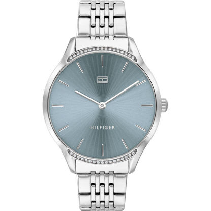 Image de Montre argent et bleue pour dame Tommy Hilfiger - 1782210