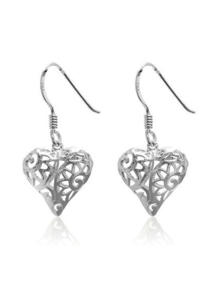 Image sur Boucles d'oreilles en argent 925 de la Collection Larus