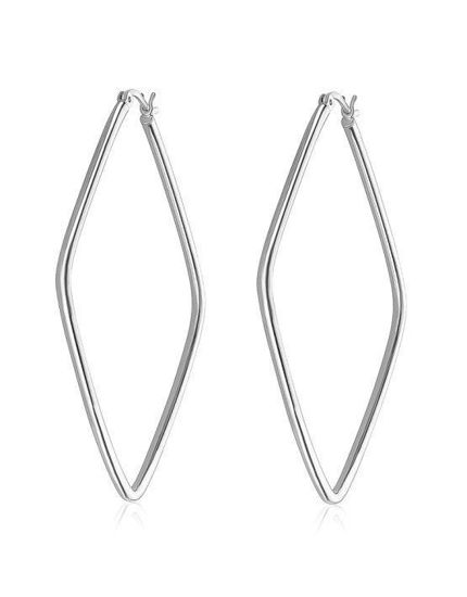 Image sur Boucles d'oreilles anneaux en argent 925 de la Collection Larus