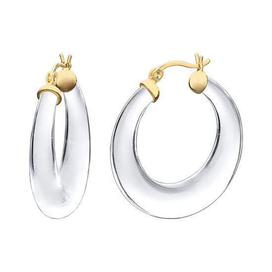 Image sur Boucles d'oreilles en argent 925 or de la Collection Larus