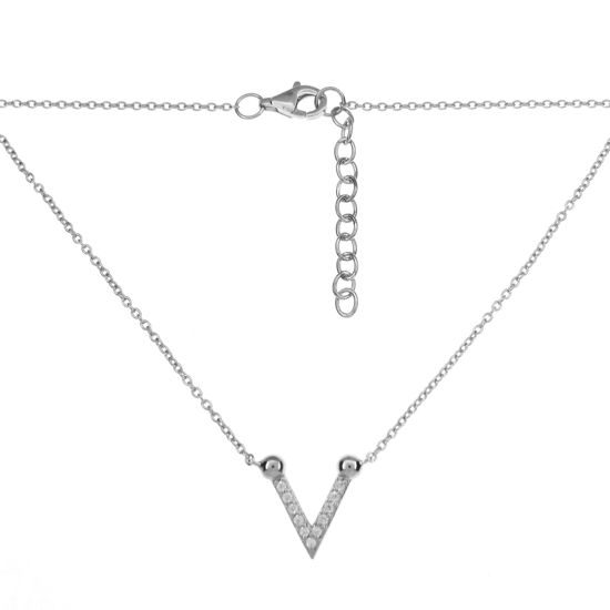 Image sur Collier V en argent 925 de la Collection Larus