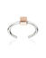 Image de Bague en argent 925 et recouverte d'or rose de la Collection Larus