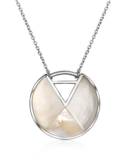 Image sur Collier en argent 925 recouvert de rhodium de la Collection Larus