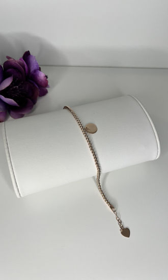 Image sur Bracelet de Fantaisie 7 1/2" en or rose