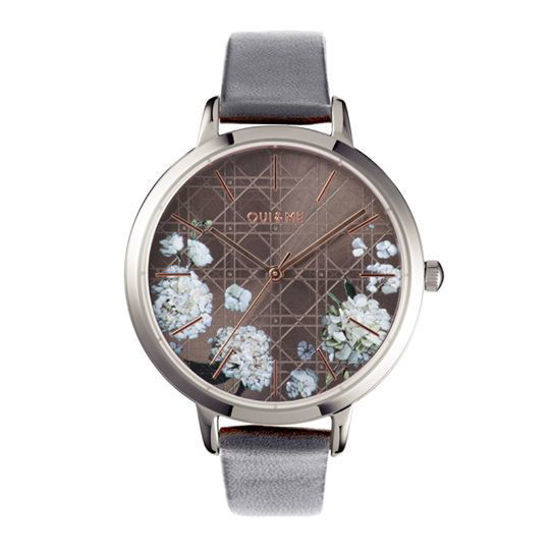 Image sur Montre acier avec fleurs de la Collection Oui & Me