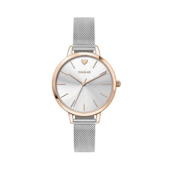 Image sur Montre or rose et acier de la Collection Oui & Me