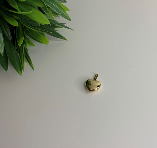 Image sur Pendentif cœur en or jaune