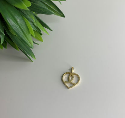 Image de Pendentif cœur en or jaune