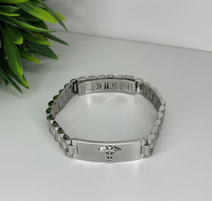 Image de Bracelet médical 8 1/4" en acier inoxydable