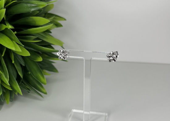 Image sur Boucles d'oreilles en argent 925 fleurs