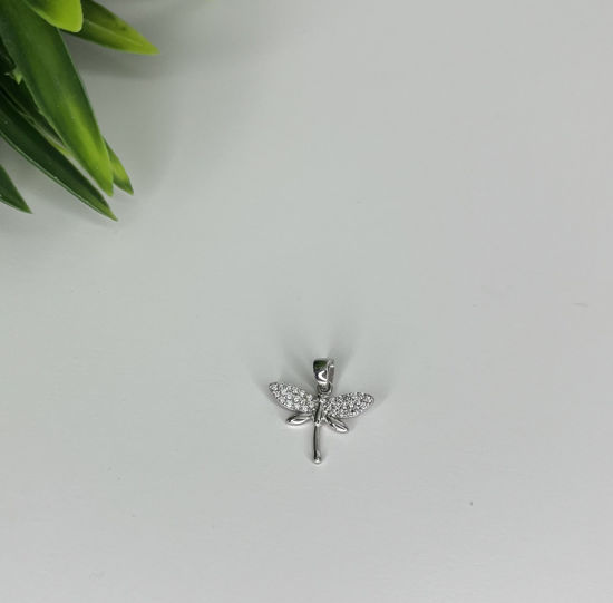 Image sur Pendentif en argent 925 libellule
