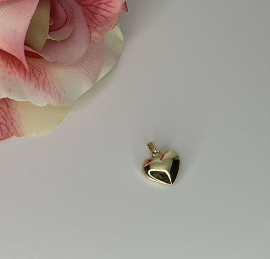 Image sur Pendentif cœur en or jaune