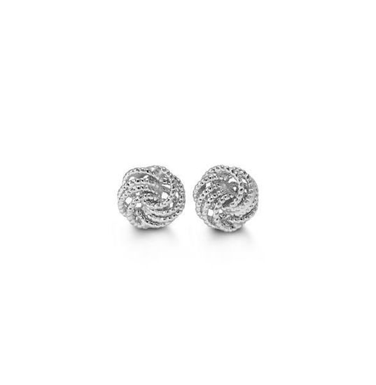 Image sur Boucles d'oreilles en or blanc