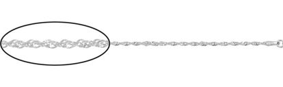 Image de Chaîne Singapour 14'' en argent 925