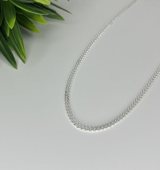 Image sur Chaîne Gourmette 16" en argent 925
