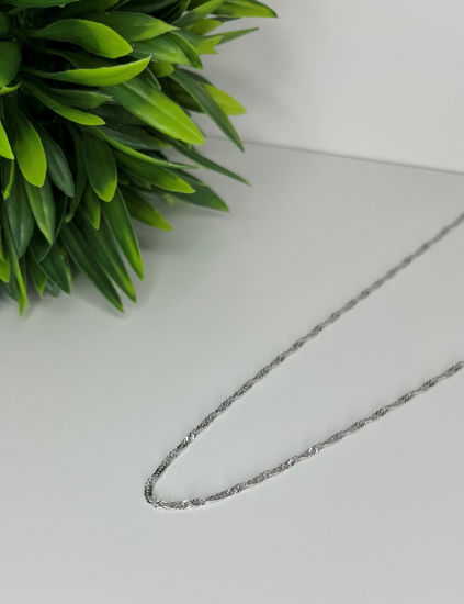 Image sur Chaîne Singapour 20'' en argent 925