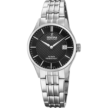 Image de Montre pour femme argent et noire Festina F20006/4