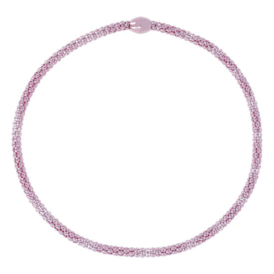 Image sur Collier en bronze recouvert d'or rose