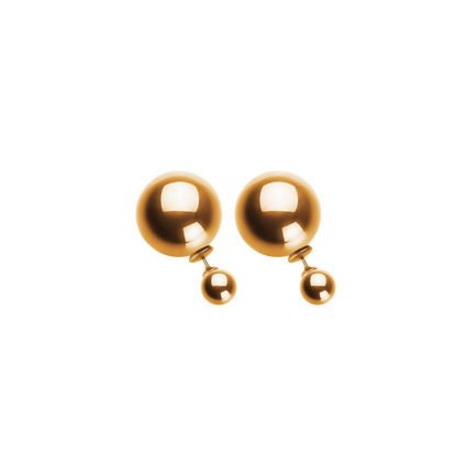 Image de Boucles d'oreilles en acier inoxydable or T2X6350400 de la Collection Steelx