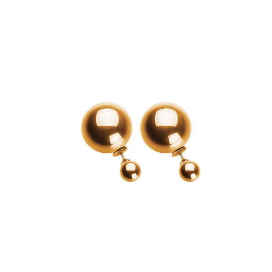 Image sur Boucles d'oreilles en acier inoxydable or T2X6350400 de la Collection Steelx