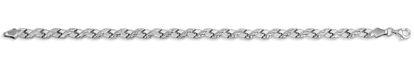 Image de Bracelet de Fantaisie 7 1/2" en or blanc