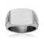 Image de Bague en acier inoxydable de style chevalière T4XG8001 de la Collection Steelx