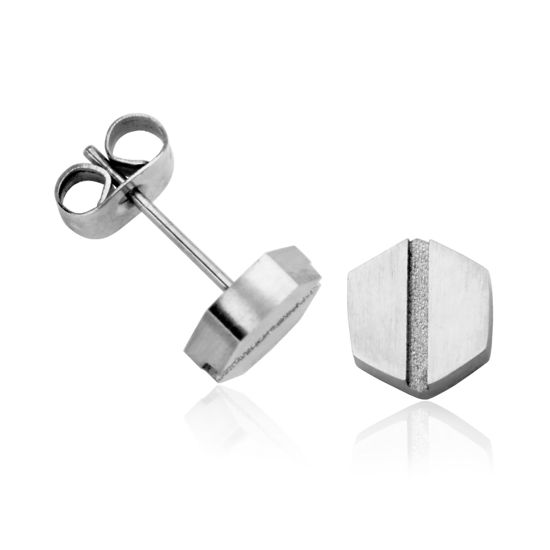 Image sur Boucles d'oreilles en acier inoxydable T2XG930100 de la Collection Steelx