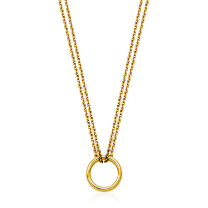 Image de Collier en acier inoxydable or T0XG590217 de la Collection Steelx